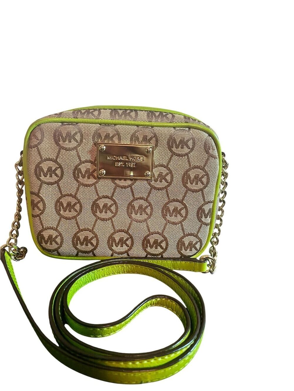 MK88. Michael Kors Signature Logo Crossbody Camera Bag